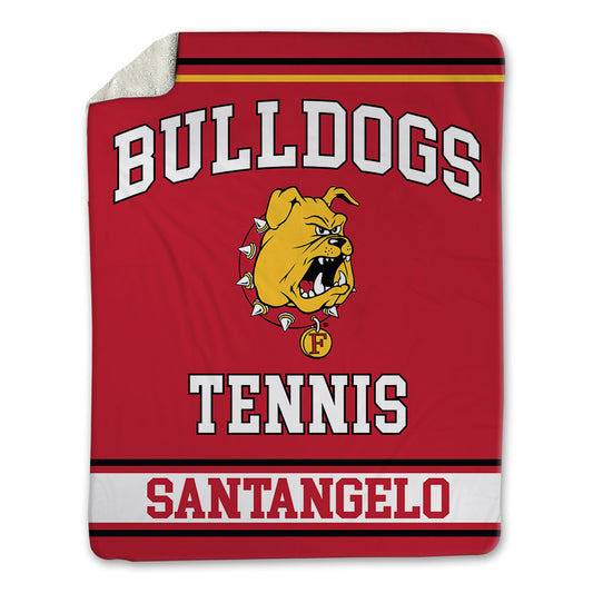 Ferris State - NCAA Men's Tennis : Alessandro santangelo - Blanket-0