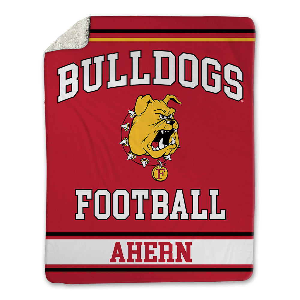 Ferris State - NCAA Football : Ryan Ahern - Blanket-0