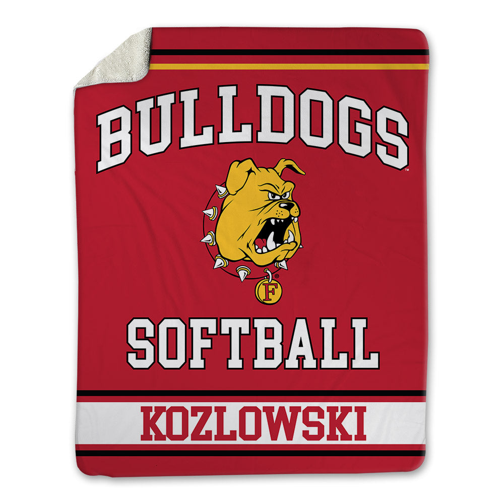 Ferris State - NCAA Softball : Alexis Kozlowski - Blanket-0