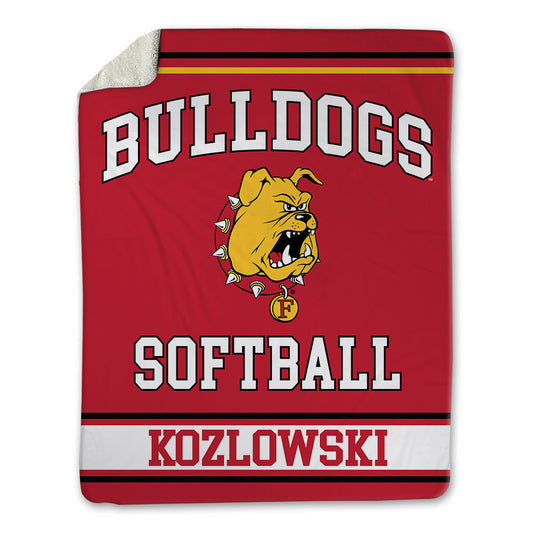 Ferris State - NCAA Softball : Alexis Kozlowski - Blanket-0