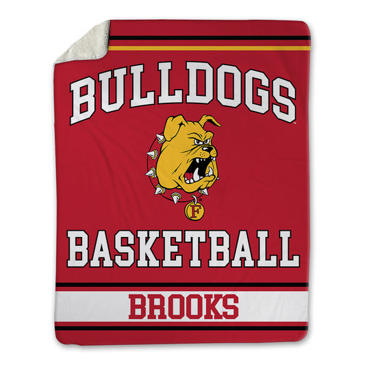 Ferris State - NCAA Men's Basketball : Jorden Brooks - Blanket-0
