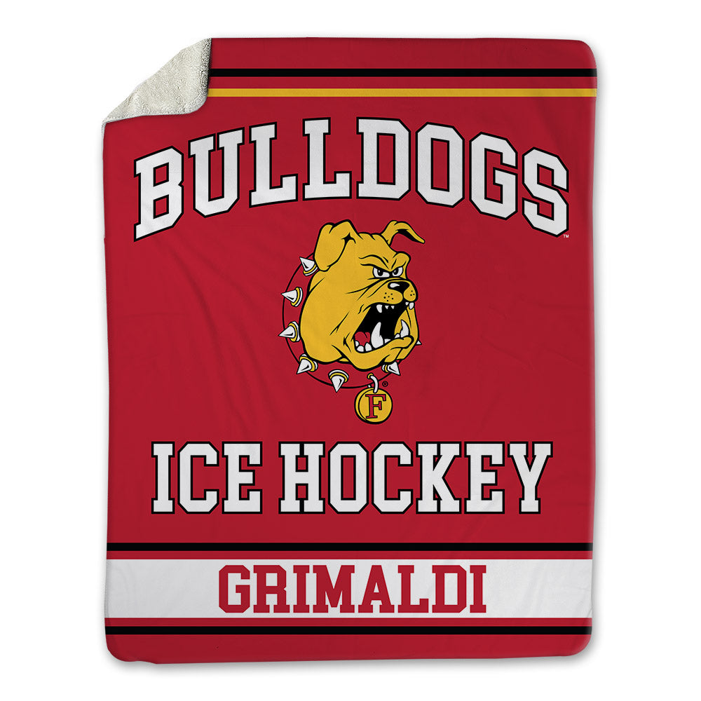 Ferris State - NCAA Men's Ice Hockey : Nick Grimaldi - Blanket-0