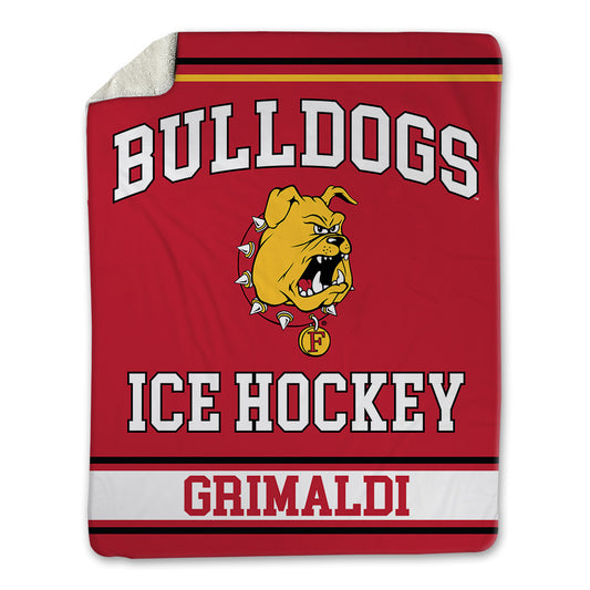Ferris State - NCAA Men's Ice Hockey : Nick Grimaldi - Blanket-0