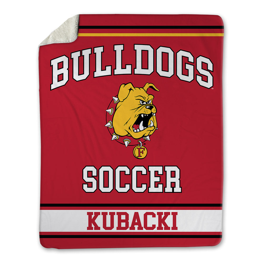Ferris State - NCAA Women's Soccer : Lauren Kubacki - Blanket-0