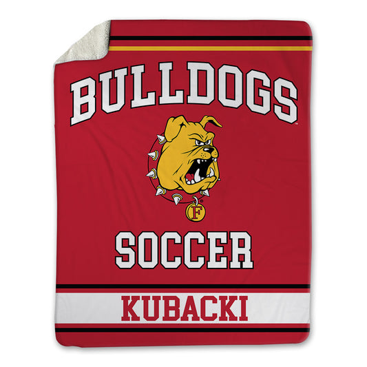 Ferris State - NCAA Women's Soccer : Lauren Kubacki - Blanket-0