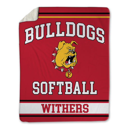 Ferris State - NCAA Softball : Jasyl Withers - Blanket-0