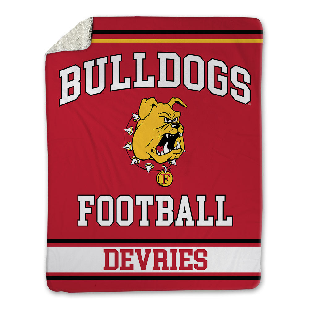 Ferris State - NCAA Football : Andrew Devries - Blanket-0