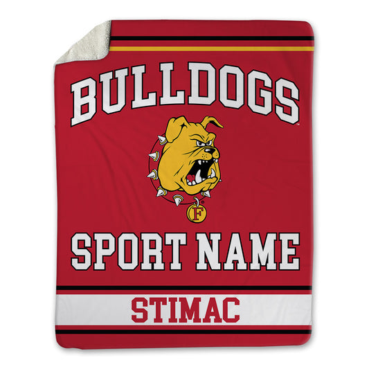 Ferris State - NCAA Cheerleading : Emily Stimac - Blanket-0