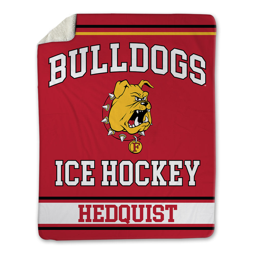Ferris State - NCAA Men's Ice Hockey : Hobie Hedquist - Blanket-0