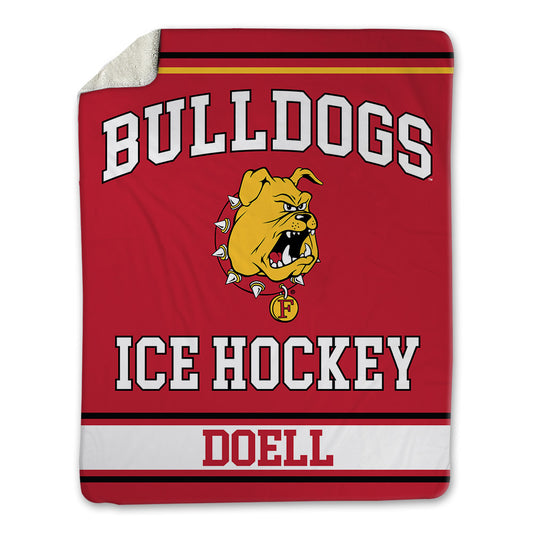 Ferris State - NCAA Men's Ice Hockey : Holden Doell - Blanket-0