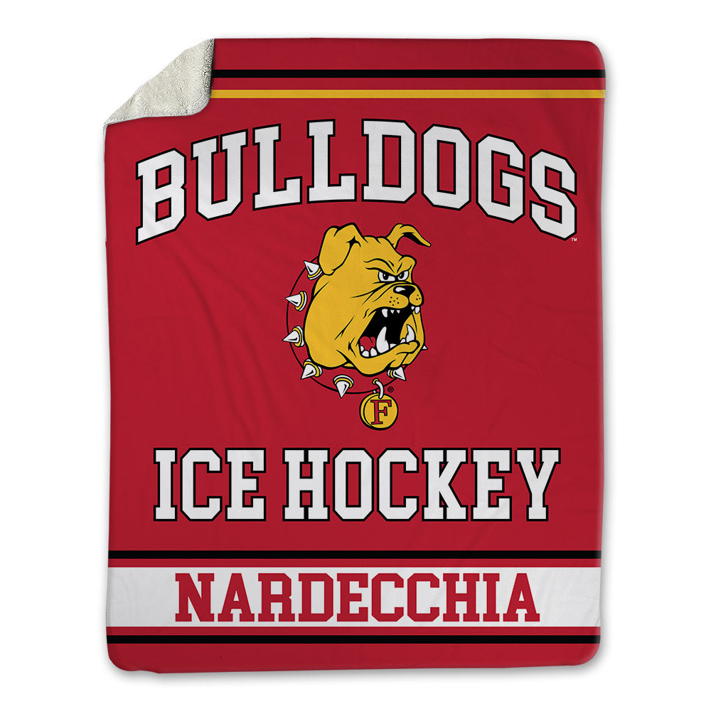 Ferris State - NCAA Men's Ice Hockey : Nick Nardecchia - Blanket-0