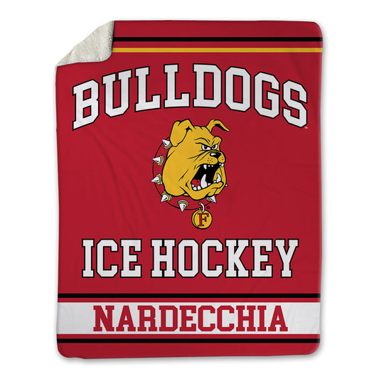 Ferris State - NCAA Men's Ice Hockey : Nick Nardecchia - Blanket-0