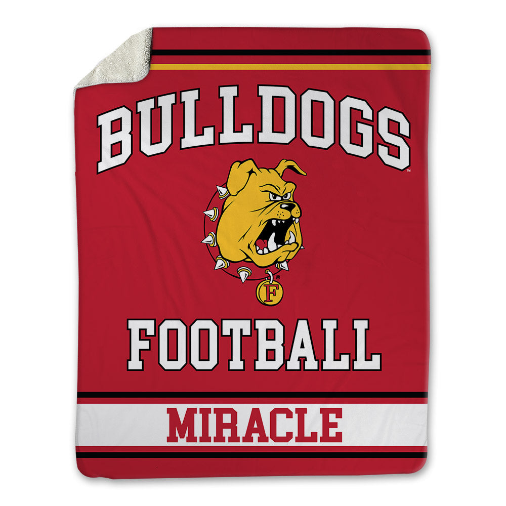 Ferris State - NCAA Football : Travis Miracle - Blanket-0