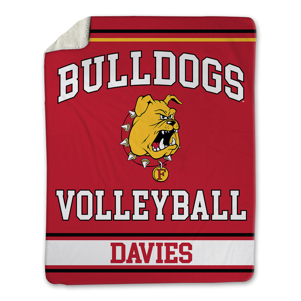 Ferris State - NCAA Women's Volleyball : Hope Davies - Blanket-0