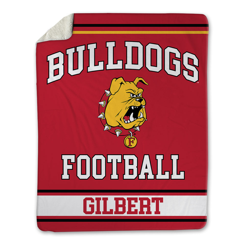 Ferris State - NCAA Football : James Gilbert - Blanket-0