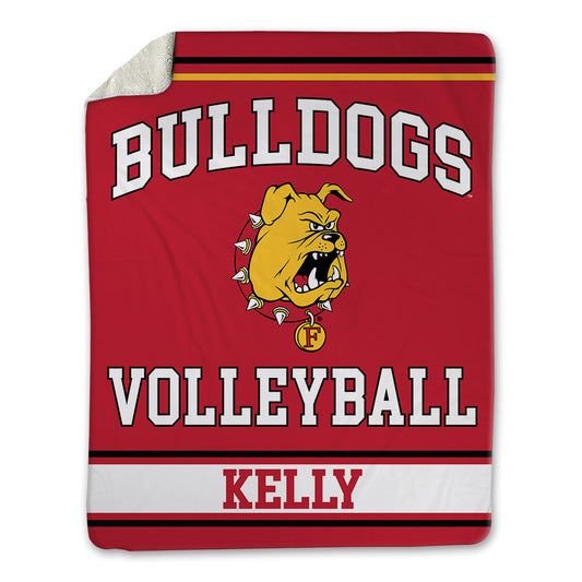 Ferris State - NCAA Women's Volleyball : Dylann Kelly - Blanket-0