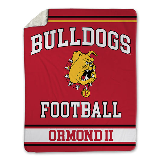 Ferris State - NCAA Football : Timothy Ormond II - Blanket-0
