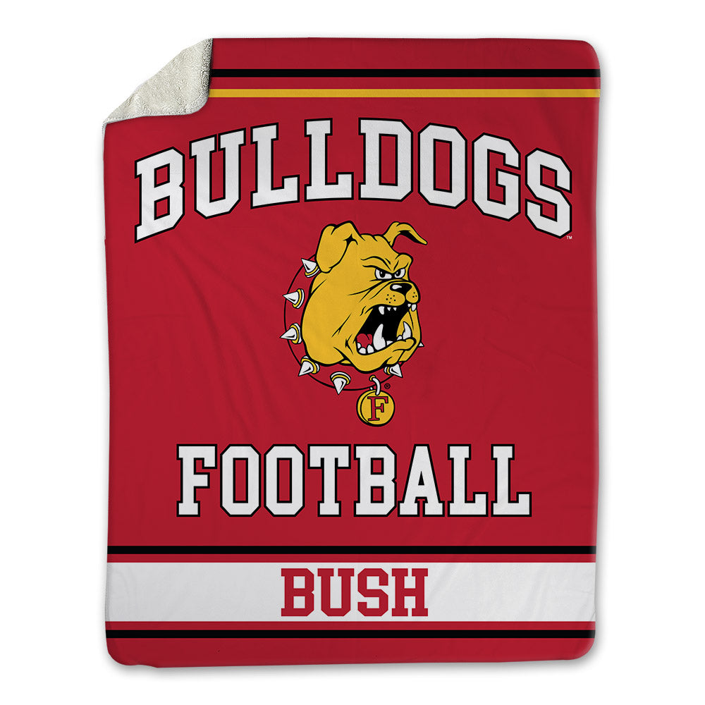 Ferris State - NCAA Football : Michael Bush - Blanket-0
