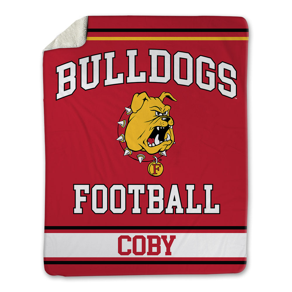 Ferris State - NCAA Football : James Coby - Blanket-0
