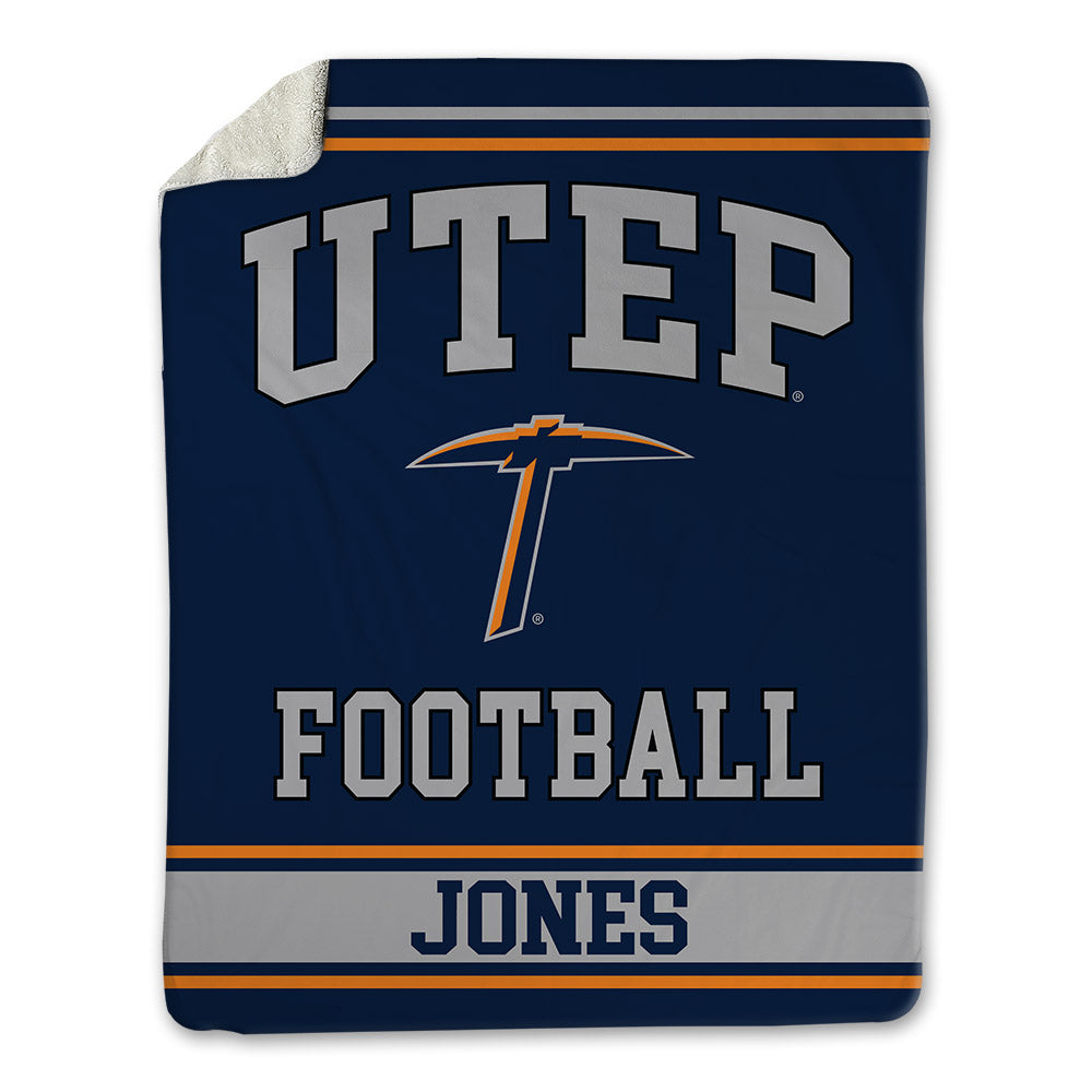 UTEP - NCAA Football : Tyler Jones - Blanket-0