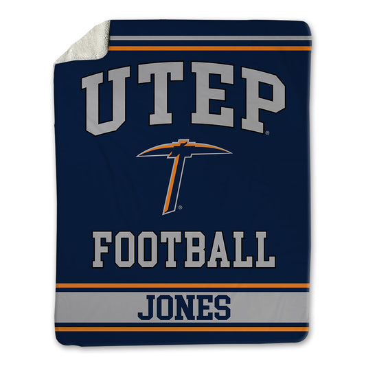 UTEP - NCAA Football : Tyler Jones - Blanket-0