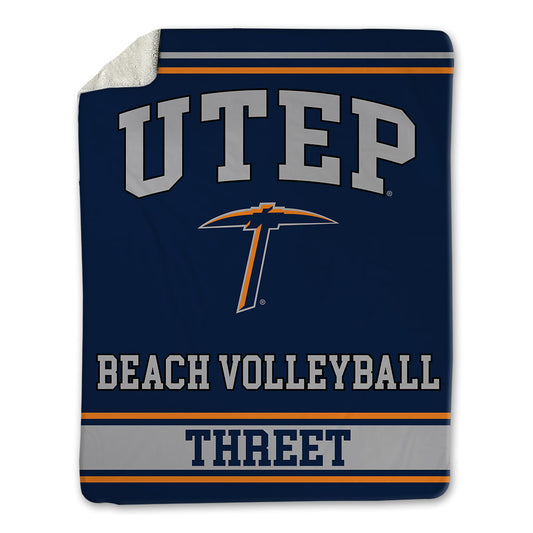 UTEP - NCAA Beach Volleyball : Averie Threet - Blanket-0