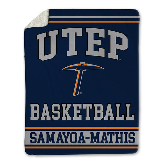 UTEP - NCAA Women's Basketball : Heaven Samayoa-Mathis - Blanket-0