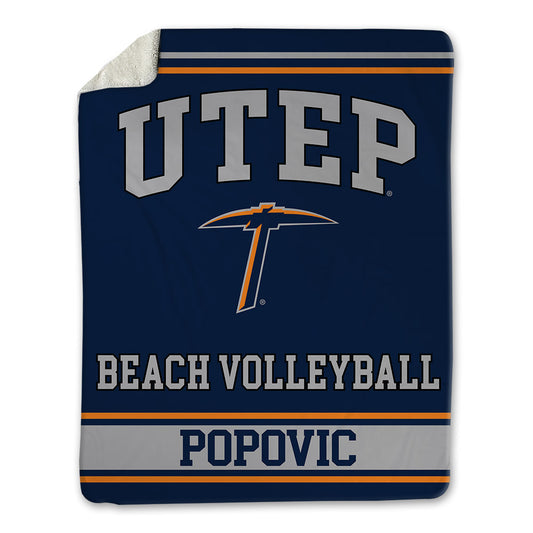 UTEP - NCAA Beach Volleyball : Mila Popovic - Blanket-0
