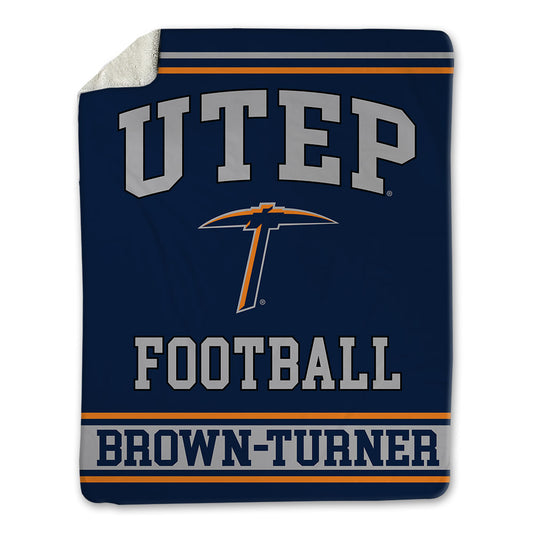 UTEP - NCAA Football : Dylan Brown-Turner - Blanket-0