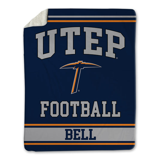 UTEP - NCAA Football : Josh Bell - Blanket-0