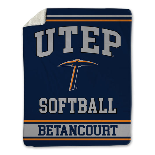 UTEP - NCAA Softball : Aaliyah Betancourt - Blanket-0