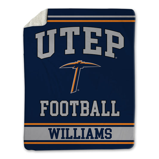 UTEP - NCAA Football : Brian Williams - Blanket-0