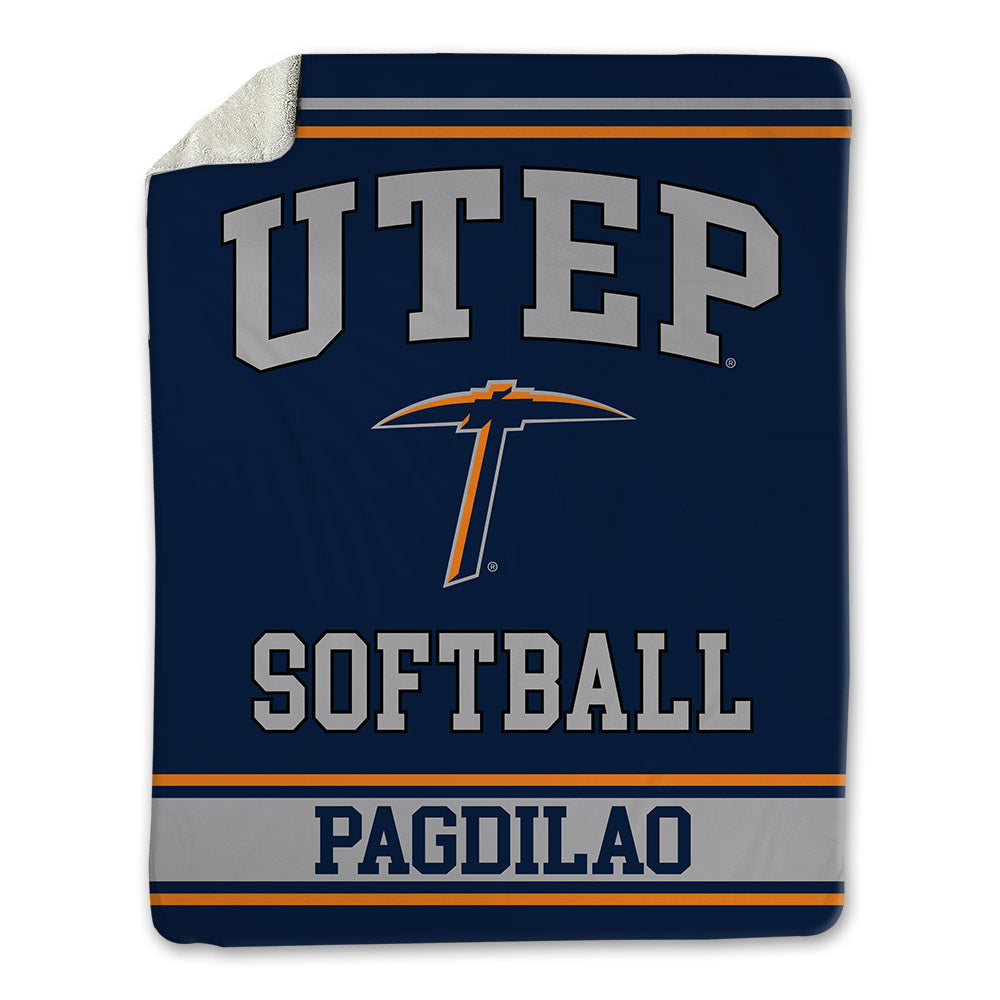 UTEP - NCAA Softball : Jayde Pagdilao - Blanket-0