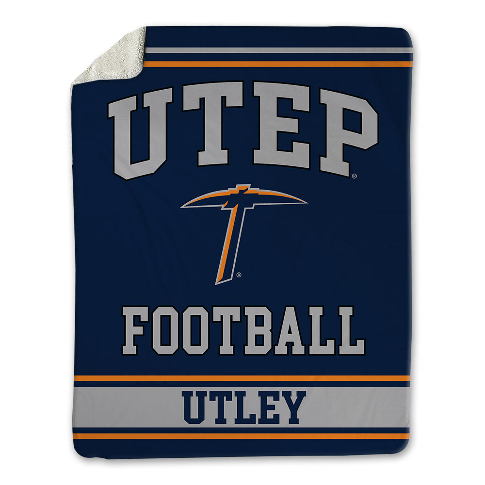 UTEP - NCAA Football : Jake Utley - Blanket-0