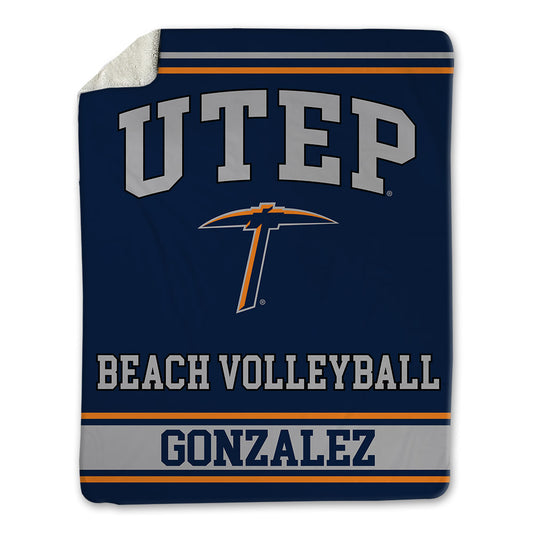 UTEP - NCAA Beach Volleyball : Alexa Gonzalez - Blanket-0