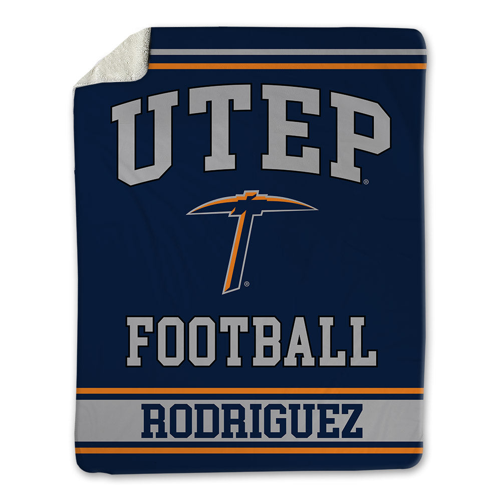 UTEP - NCAA Football : Zach Rodriguez - Blanket-0
