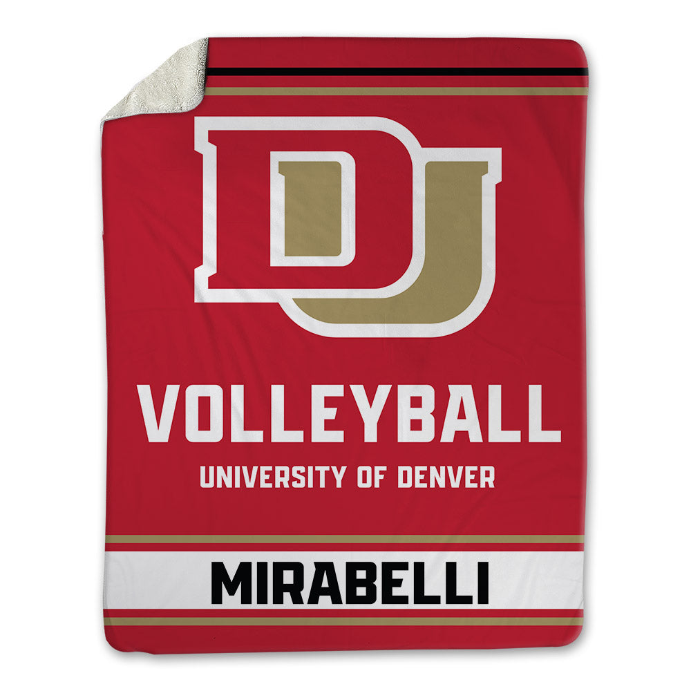 DU - NCAA Women's Volleyball : Molly Mirabelli Mirabelli - Blanket-0