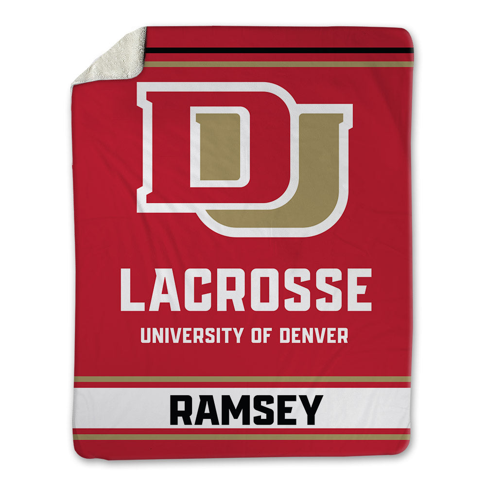 DU - NCAA Men's Lacrosse : Grant Ramsey - Blanket-0