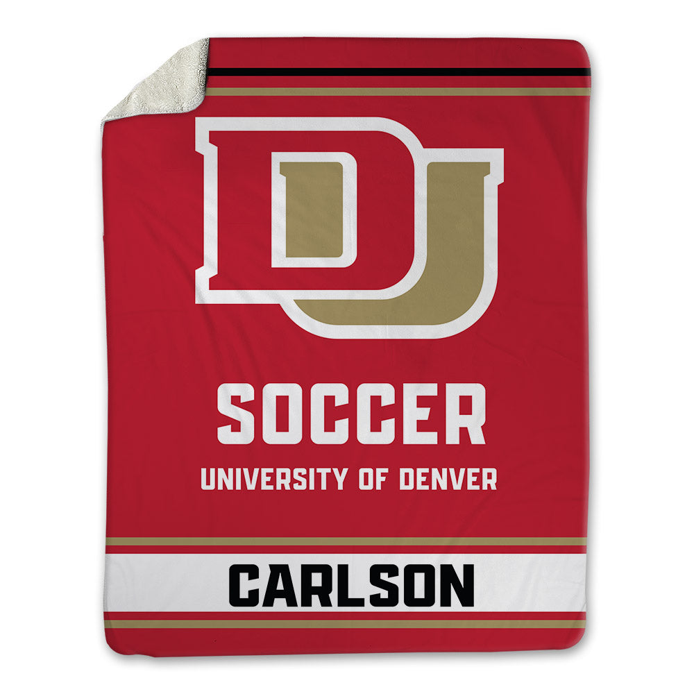 DU - NCAA Men's Soccer : Kai Carlson - Blanket-0
