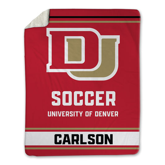 DU - NCAA Men's Soccer : Kai Carlson - Blanket-0