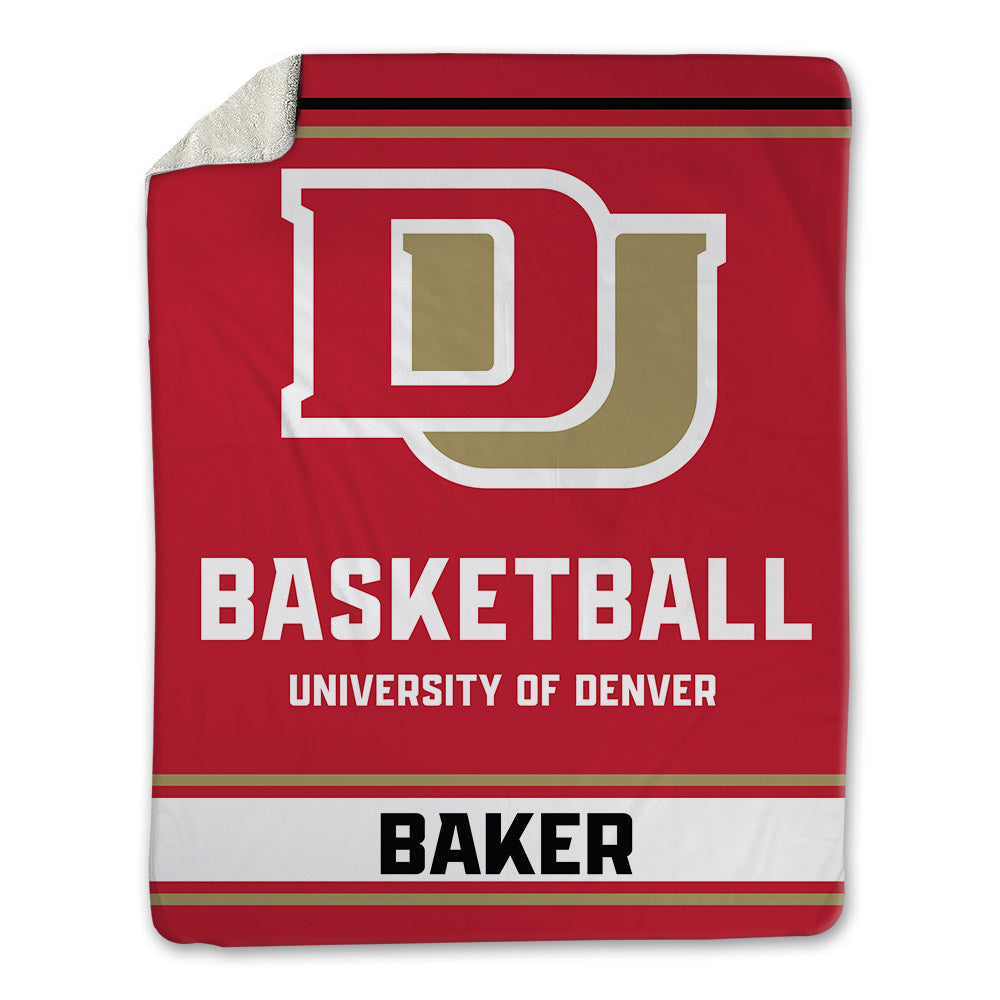 DU - NCAA Women's Basketball : Victoria Baker - Blanket-0