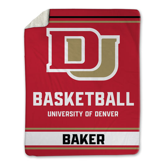 DU - NCAA Women's Basketball : Victoria Baker - Blanket-0