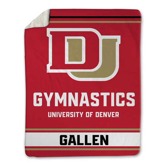 DU - NCAA Women's Gymnastics : Ashley Gallen - Blanket-0
