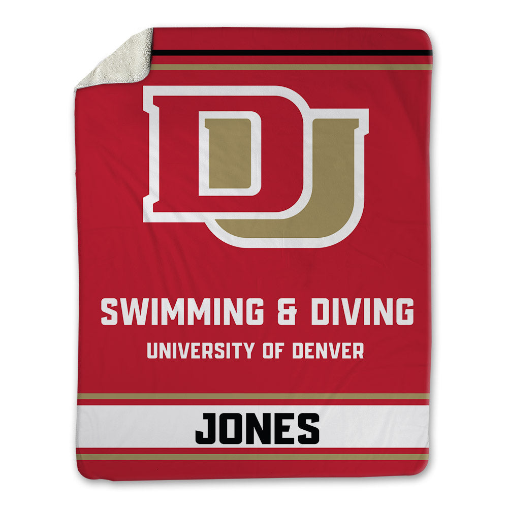 DU - NCAA Men's Swimming & Diving : Gabe Jones - Blanket-0