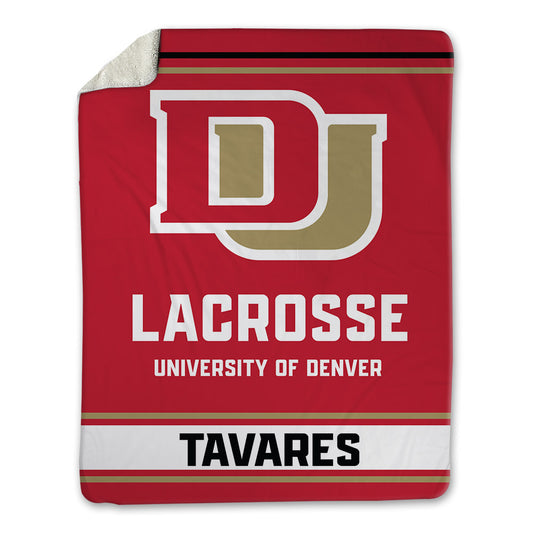 DU - NCAA Men's Lacrosse : Justin Tavares - Blanket-0