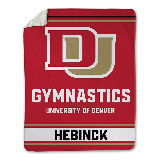 DU - NCAA Women's Gymnastics : Mia Hebinck - Blanket-0