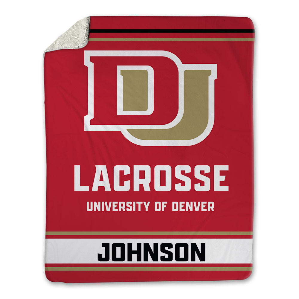 DU - NCAA Men's Lacrosse : Dakota Johnson - Blanket-0