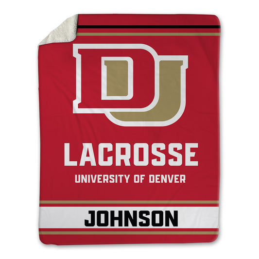 DU - NCAA Men's Lacrosse : Dakota Johnson - Blanket-0