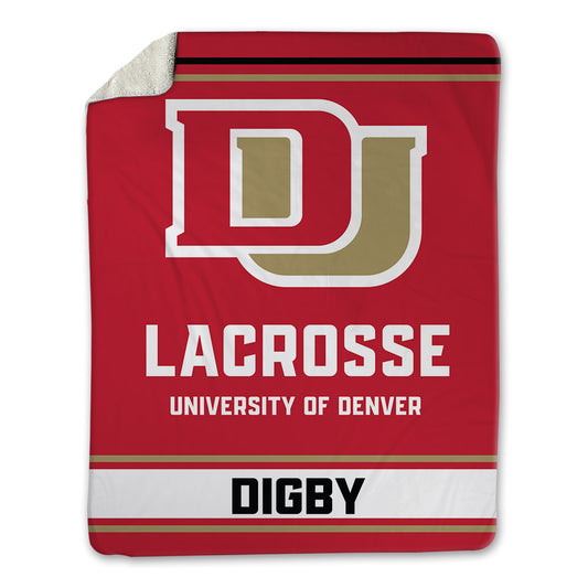 DU - NCAA Men's Lacrosse : Trey Digby - Blanket-0
