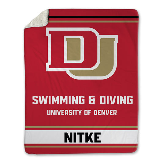 DU - NCAA Women's Swimming & Diving : Sienna Nitke - Blanket-0